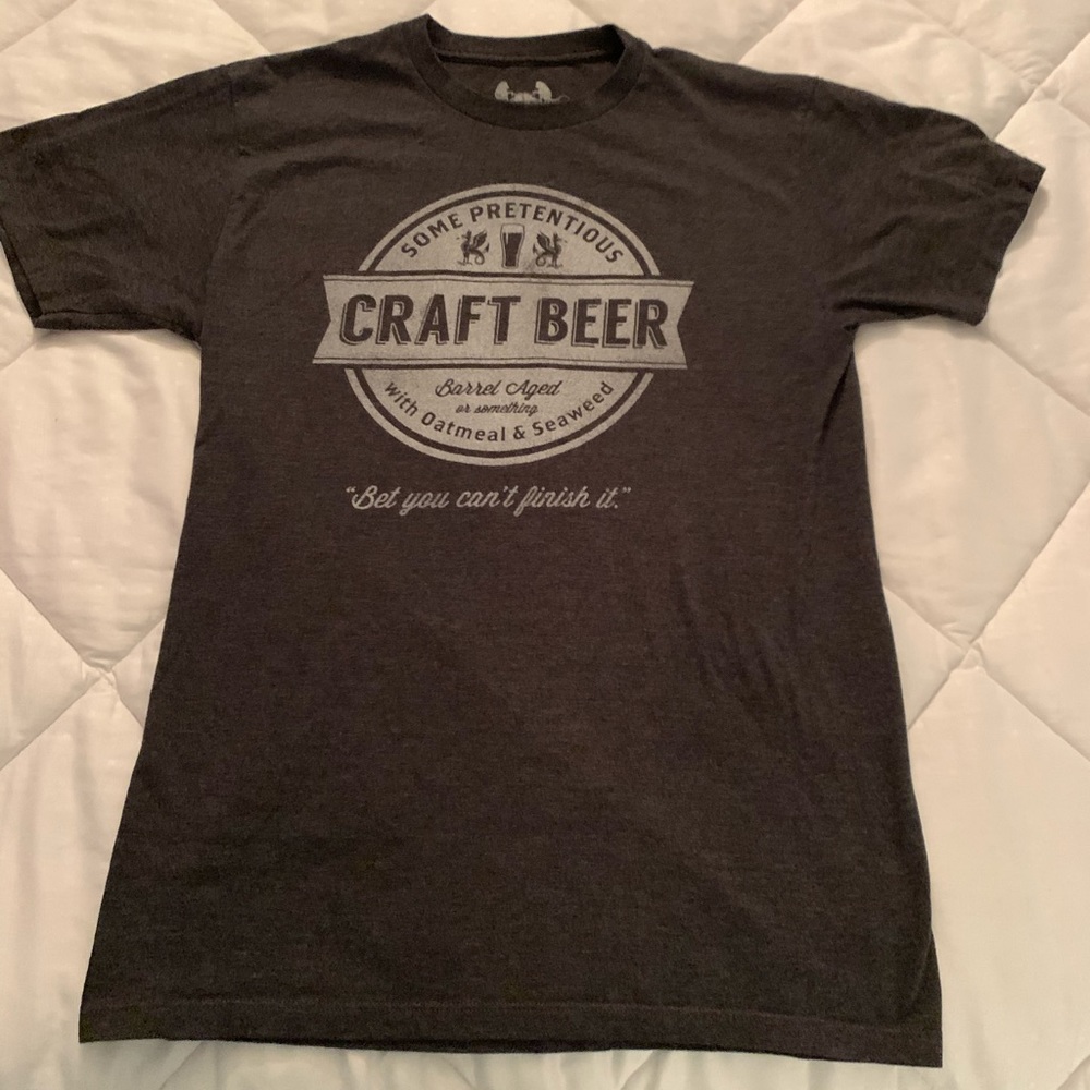 Craft Beer Joke T-shirt Headline Shirts M